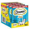 Dreamies z Łososiem 4x180g Przysmak Dla Kota Chrupiące Paszteciki z Nadzieniem