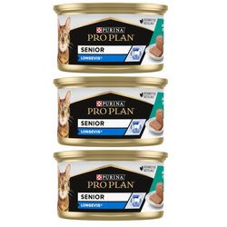 Purina Pro Plan Senior Longevis 3x85g Mokra Karma Dla Starszych Kotów Mus Z Tuńczykiem