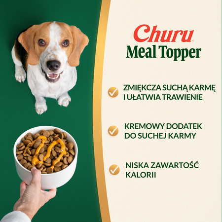 Inaba Dog Meal Topper 4x56g Przysmak Pasta Dla Psa Z Kurczakiem I Dynią