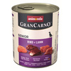 Animonda GranCarno Senior 24x800g Mokra Karma Dla Psa z Wołowiną i Jagnięciną