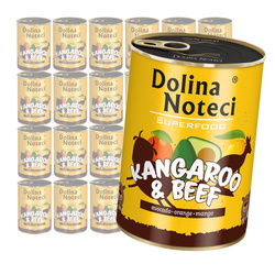 Dolina Noteci Superfood Mokra Karma Dla Psa Kangur Wołowina 6x400g