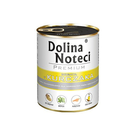 Dolina Noteci Premium Bogata W Kurczaka Puszka 20x800g Mokra Karma Dla Psa