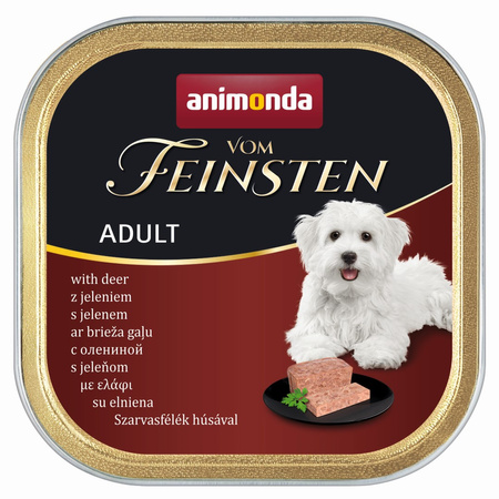 Animonda Vom Feinsten Adult 6x150g Mokra Karma Dla Psa Mix Smaków Indyk Szynka Ser Jeleń
