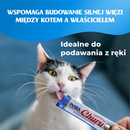 Inaba Cat Churu 80x14g (1120g) Kremowy Przysmak Dla Kota Pasta Mix Z Tuńczykiem