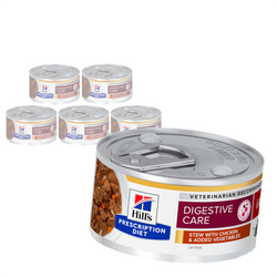 Hill's Prescription Diet i/d Digestive Care 6x82g Mokra Karma Dla Kota Gulasz Z Kurczakiem Wsparcie Układu Pokarmowego
