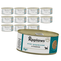 Applaws Cat Mokra Karma Dla Kota 12x70g Ryby Oceaniczne W Bulionie