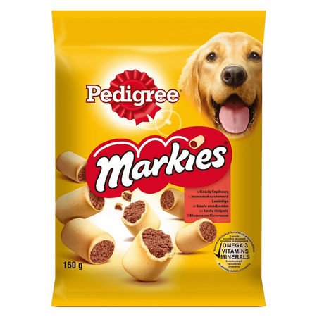 Przysmak Pedigree Markies 150g kruche ciasteczka z kością szpikową 6 sztuk w cenie 5