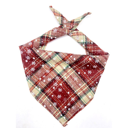 Bandana Chusta Dla Psa Kota Świąteczna Mix Kolorów Rozmiar S