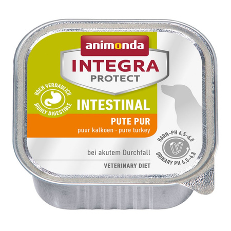 Animonda Integra Protect Intestinal 22x150g Mokra Karma Z Indykiem Dla Psów Z Ostrą Niewydolnością Układu Pokarmowego