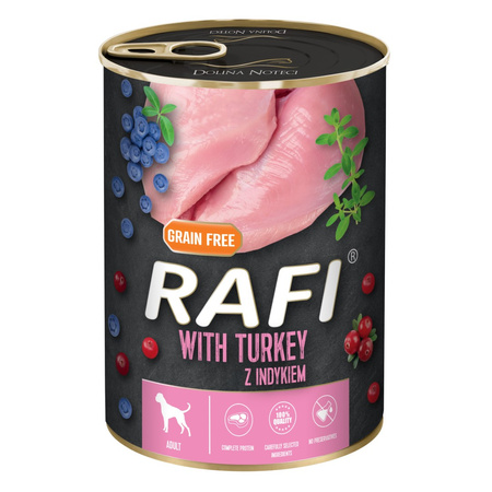 Rafi 6x400g Bezzbożowa Mokra Karma Dla Psa Mix 6 Smaków