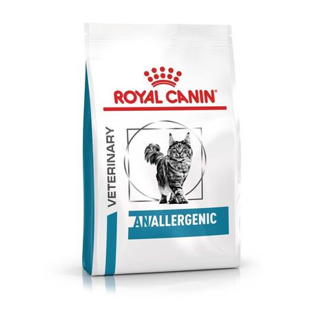 Royal Canin Veterinary Anallergenic 4kg Sucha Karma Dla Kotów Zmniejszająca Ryzyko Nietolerancji Pokarmowej