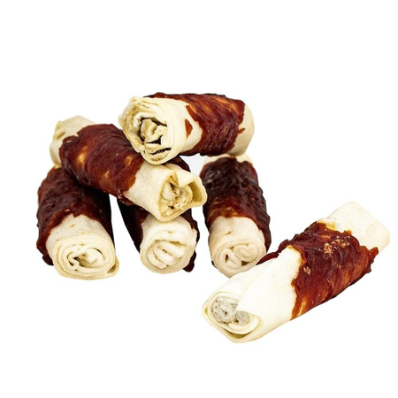 MACED KOŚĆ BIAŁA PAŁKA Z KACZKĄ 20CM 500G DLA PSA 