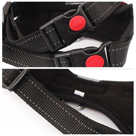 Mocne Szelki Dla Psa Psów R. S 45-51Cm Czarne