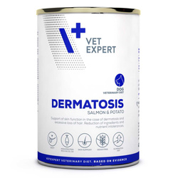 Vet Expert Dermatosis Mokra Karma Dla Psa Łosoś Z Ziemniakami 400g Zdrowa Skóra I Sierść