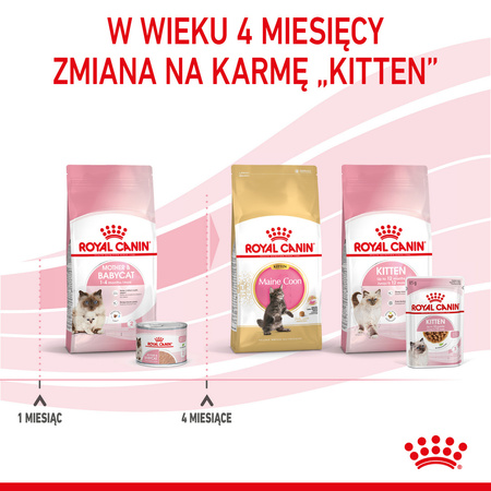 Royal Canin Mother&Babycat Instinctive Mousse 195g Karma Mokra Mus Dla Kotek W Okresie Ciąży Laktacji i Kociąt