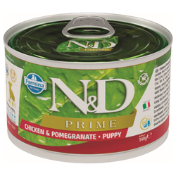 Farmina N&D Dog Prime Chicken Pomegranate Puppy 140g Mokra Karma Dla Szczeniąt Kurczak i Granat