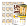Raw Paleo Turkey&Cod Adult Duoprotein 24x400g Mokra Karma Dla Psa z Indykiem i Dorszem