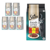Sheba Fresh&Fine 36x50g  Mokra Karma Dla Kotów W Sosie Z Wołowiną  Kurczakiem Jagnięciną