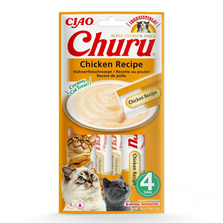 Inaba Cat Churu Mix Smaków 20x14g Kremowy Przysmak Dla Kota Pasta Kurczak Tuńczyk Łosoś Krab Wołowina