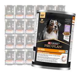 Purina Pro Plan Everyday Nutrition All Size Adult 24x400g Mokra Karma Dla Psa Bogata w Indyka w Galaretce