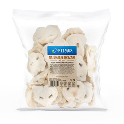 Petmex Suszone Noski Wieprzowe Białe Naturalny Przysmak Gryzak Dla Psa 40szt.