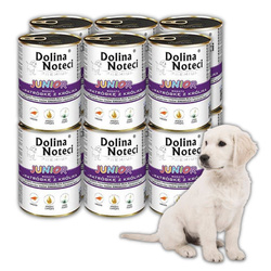 Dolina Noteci Premium Junior Wątróbka z Królika Mokra Karma Dla Szczeniąt 12x400g