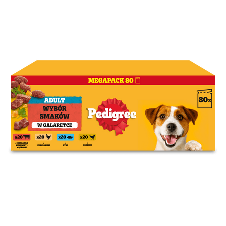 Pedigree Adult Mokra Karma Dla Psa 160x100g Wybór Smaków Sos i Galaretka