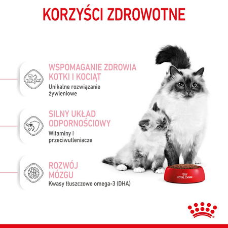 Royal Canin Mother&babycat 2kg Karma Sucha Dla Kotek W Okresie Ciąży, Laktacji I Kociąt