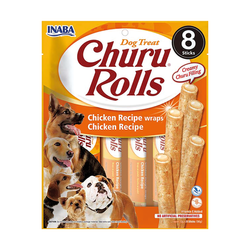 Inaba Dog Churu Rolls Chicken Wraps 8x12g Przysmak Dla Psa Kurczak