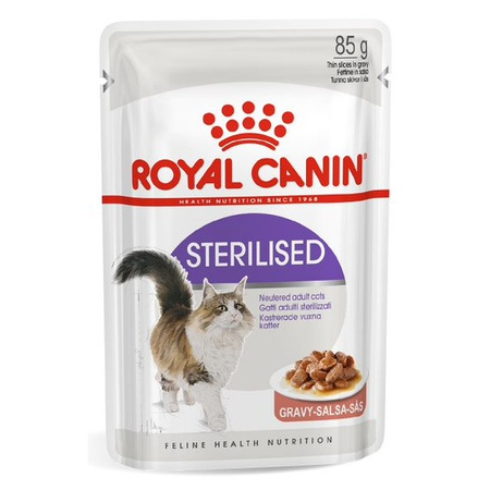Royal Canin FHN Sterilised W Sosie i Galaretce 24x85g Mokra Karma Dla Kotów Sterylizowanych