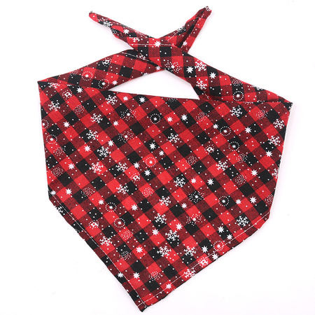 Bandana Chusta Dla Psa Kota Świąteczna Mix Kolorów Rozmiar S