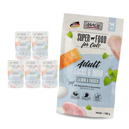 MAC's Mokra Karma Dla Kota Łosoś i Kurczak 6x100g