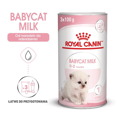 Royal Canin Babycat Milk 300g Preparat Mlekozastępczy Dla Kociąt Od Urodzenia Do Odsadzenia Od 0 Do 2 Miesiąca Życia
