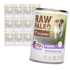 Raw Paleo Puppy Monoprotein 12x400g Mokra Karma Dla Szczeniąt  z Kaczką