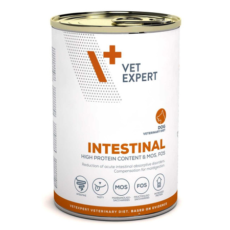 Vet Expert Intestinal Mokra Karma Weterynaryjna Dla Psa Z Jagnięciną 400g Zaburzenia Trawienia