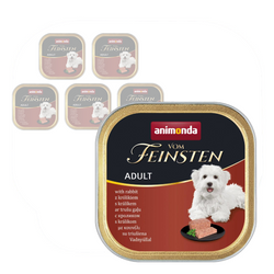 Animonda Vom Feisten Adult Mokra Karma Dla Psa 6x150g Z Królikiem
