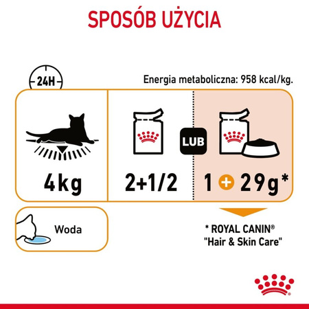Royal Canin Intense Beauty 24x85g Mokra Karma Dla Kotów Dorosłych w Sosie Zdrowa Skóra Piękna Sierść