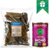 Petmex Skóra Dzika 15cm Gryzak Naturalny Przysmak Dla Psa 1kg + GRATIS 400g Mokra Karma Champer Gastro z Indykiem