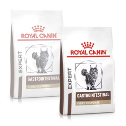 Royal Canin Veterinary Gastrointestinal Fibre Response 2x400g Sucha Karma Dla Kotów Wsparcie Układu Pokarmowego