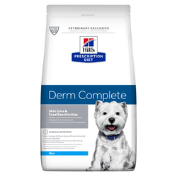 Hill's Prescription Diet Derm Complete 1kg Sucha Karma Dla Psa Ras Miniaturowych Wsparcie Zdrowia Skóry