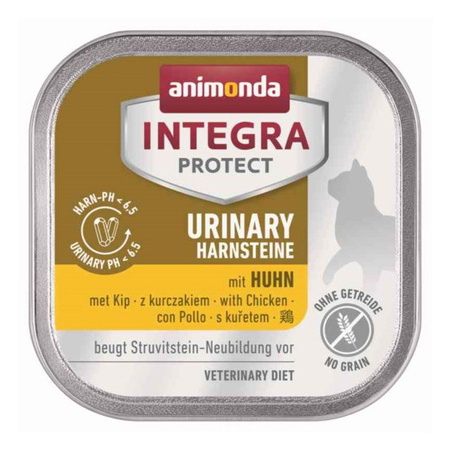 Animonda Integra Protect Urinary 16x100g Mokra Karma z Kurczakiem Dla Kota Na Kamienie Struwitowe