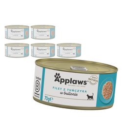 Applaws Cat Mokra Karma Dla Kota 6x70g Filet Z Tuńczyka W Bulionie