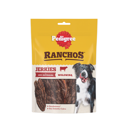 Pedigree Zestaw Przysmaków 3x123g Rodeo 2x500g  Biscrok 2x70g Ranchos Jerkies