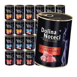 Dolina Noteci Premium Mokra Karma Dla Kota Mix 3 Smaków 24x400g  Bez Ryb